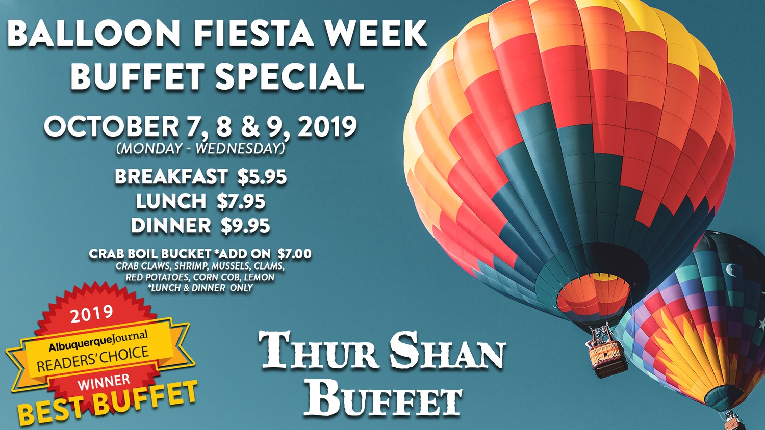 Thur Shan Buffet Albuquerque Buffet Specials Sandia Casino