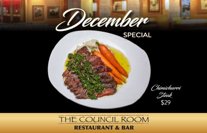 chimichurri steak special