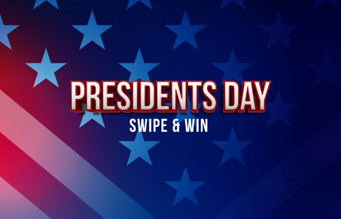 presidents day swipe and win