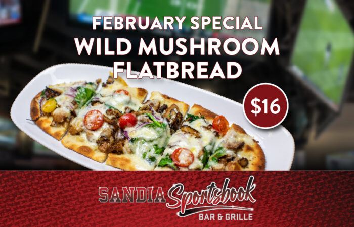 wild mushroom flatbread